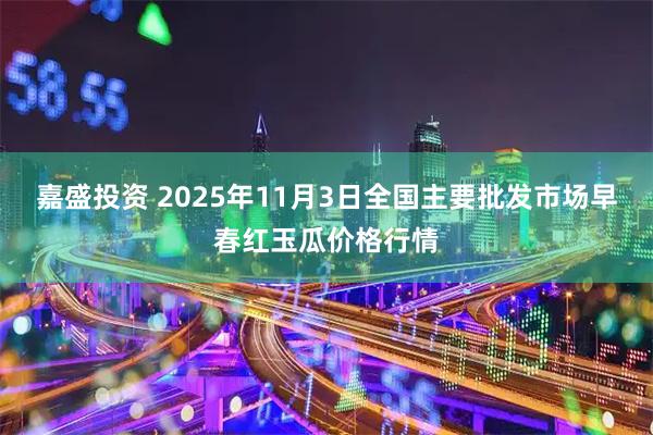 嘉盛投资 2025年11月3日全国主要批发市场早春红玉瓜价格行情